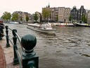 Tour boat on a canal