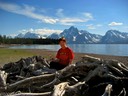 Barbara on Jackson Lake